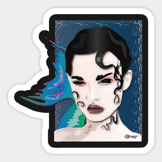 savage siren slay Sticker by G9Design